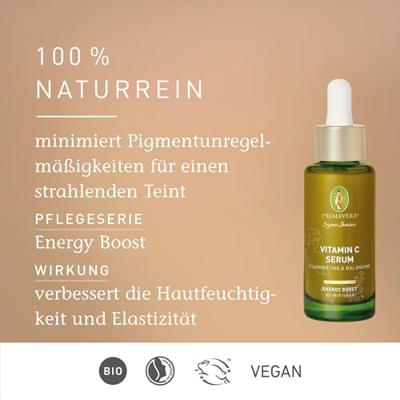 Primavera Vitamin C serum illuminating & balancing 30 Milliliter