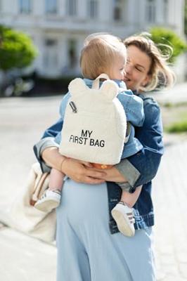 CHILDHOME "My first bag" Teddy rugzak ecru