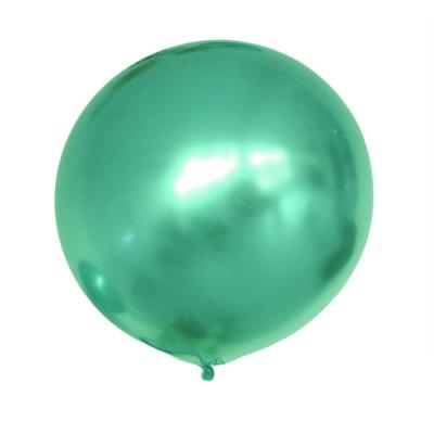 XXL Groene Chroom Ballonnen (10 stuks / 90 cm)