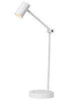 Lucide TIPIK - Oplaadbare Bureaulamp - Accu/Batterij - LED 3 StepDim - 1x3W 2700K - Wit - thumbnail