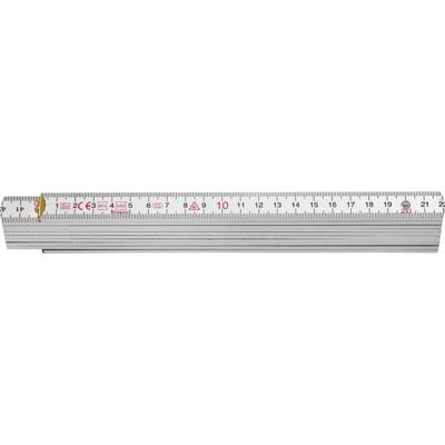 Hultafors Duimstok 4000 2m - wit - HU109711 HU109711 Hultafors Duimstok 4000 2m - wit - HU109711 HU109711