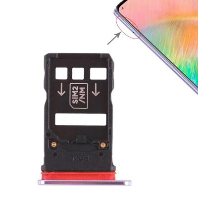 2 x SIM-kaart lade voor Huawei mate 20 X (zilver)