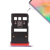 2 x SIM-kaart lade voor Huawei mate 20 X (zilver) - thumbnail