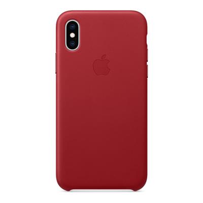 (PRODUCT) RED - Achterzijde behuizing voor mobiele telefoon - leer - rood - voor iPhone XS Max (PRODUCT) RED - Achterzijde behuizing voor mobiele telefoon - leer - rood - voor iPhone XS Max