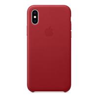 (PRODUCT) RED - Achterzijde behuizing voor mobiele telefoon - leer - rood - voor iPhone XS Max - thumbnail