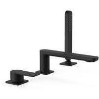 Badrand kraan Tres Loft | Inbouw | Mengkraan | 2-weg | Rond | Zwart mat - thumbnail