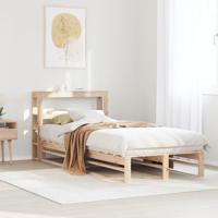 Bedframe zonder matras massief grenenhout 90x200 cm - thumbnail