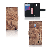 Nokia 2.2 Book Style Case Tree Trunk - thumbnail