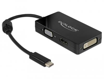 DeLOCK USB-C > VGA / HDMI / DVI / DisplayPort adapter