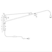 Steinhauer Wand leeslampGramineus met kap - 9323ZW - thumbnail