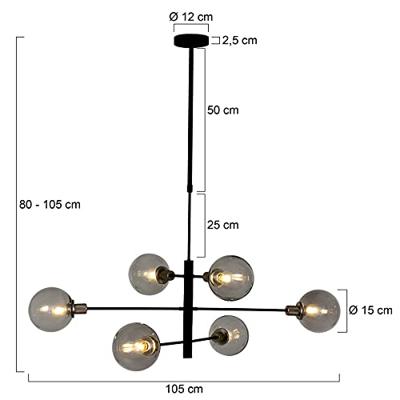 Steinhauer 6-lichts hanglampConstellation - 2709ZW