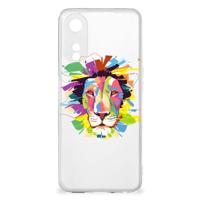OPPO A78 5G | A58 5G Telefoonhoesje met Naam Lion Color - thumbnail