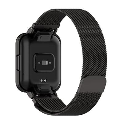 Milanese bandje met case - Zwart - Xiaomi Redmi Watch 2 (Lite) Milanese bandje met case - Zwart - Xiaomi Redmi Watch 2 (Lite)