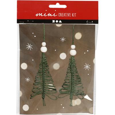 Creativ Company Mini creative kit macrame kerstboom - thumbnail