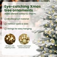 VidaXL Kunstmatige inklapbare kerstboom wit 150 cm pe en pvc - thumbnail