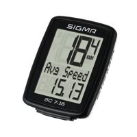 Sigma BC 7,16 Kilometerteller 7 functies - Zwart - thumbnail