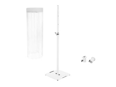 Eurolite EUROLITE Set LED kleuren gordijn + BPS-2 EU Loudspeaker statief wit