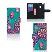 Huawei P8 Lite 2017 Hoesje Cirkels en Vlinders - thumbnail