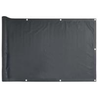 VidaXL Balkonscherm 90x500 cm oxford stof antraciet - thumbnail