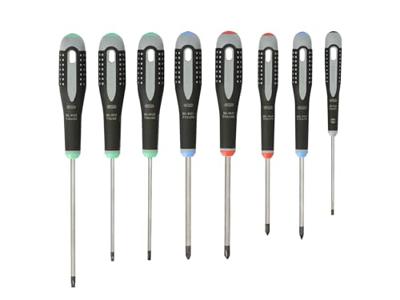 Bahco Schroevendraaier ERGO™ | driecomponentengreep | gleuf | Phillips | Pozidriv | TORX® - 8 stuks - BE-9872