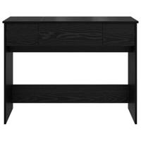 Plafondtafel met lade Zwart eiken 100 x 45 x 76 cm Bewerkt hout - thumbnail