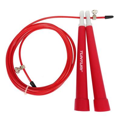 Tunturi verstelbare speed rope rood