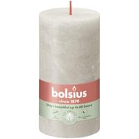 Bolsius kaars rustiek 13x7 cm sandy grijs - thumbnail