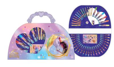 Undercover Unicorn academy kleurkoffer, 51dlg