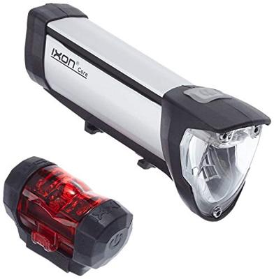 Busch & Muller verlichtingsset busch und müller ixon core + ixxi achterlicht usb oplaadbaar 50 lux zwart/zilver - thumbnail