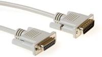 ACT 5 meter Seriële 1:1 aansluitkabel 15 pin D-sub male - 15 pin D-sub female - thumbnail