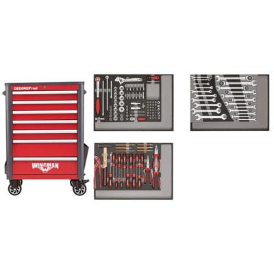 Gedore RED | R22071004 | Gereedschapwagen WINGMAN | 129-Delig - 3301694