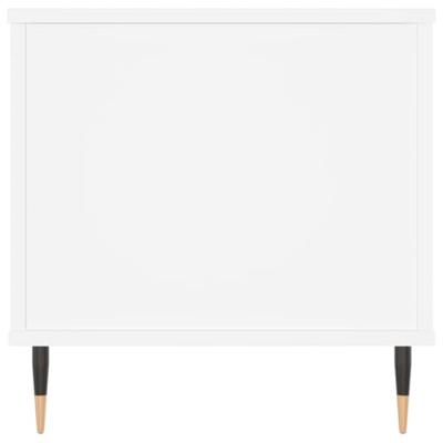 Salontafel 90x44,5x45 cm bewerkt hout wit