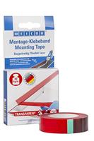 WEICON 10050553 Montagetape Transparant (l x b) 3 m x 19 mm 1 stuk(s) - thumbnail