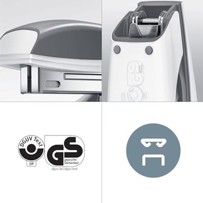 Leitz 55281026 Nietmachine Rood/wit Nietcapaciteit: 10 vel (80 g/m²)