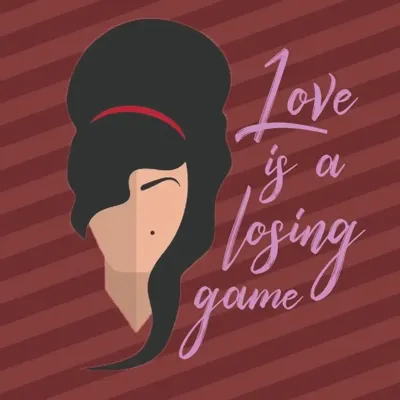 HomeBound tegeltje keramiek amy winehouse 10.5x10.5cm