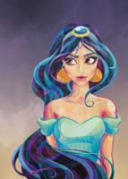 Komar Into Adventure Fotobehang Disney Princess - Aladdin - Fascinating Jasmine - IADX4-056 - thumbnail