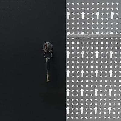 VidaXL Gereedschapskast voor aan de wand metaal grijs en zwart VidaXL Gereedschapskast voor aan de wand metaal grijs en zwart