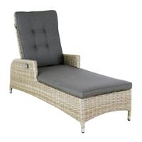 Ligbed Long Beach Trout Grey D 162 x B 68 x H 105 cm Oosterik Home - Oosterik home - thumbnail