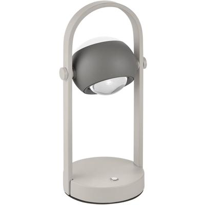 LED Tafellamp - Musterring Cannon - 1 Lichtpunt van 5 Watt - Dimbaar - Aanpasbare Lichtkleur - Geheugenfunctie - Nachtlamp - Up-and-down Verlichting - Antraciet - Metaal