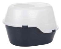 Trixie 40330 Luiz Top Entry, kattentoilet, 63 × 42 × 49 cm, donkerblauw/parelmoer - thumbnail