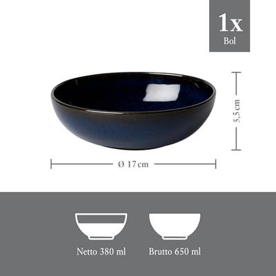Villeroy & Boch Lave Bleu Schaaltje 0,6 l aardewerk Villeroy & Boch Lave Bleu Schaaltje 0,6 l aardewerk