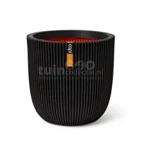 Capi pot bol groove nl 43x41cm - zwart - thumbnail