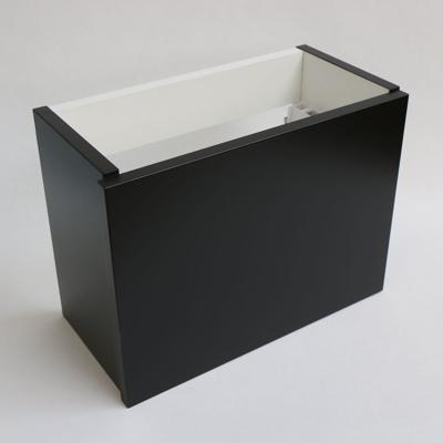 INK - Fontein Onderkast Greeploos Gelakt Universeel Links/rechts Draaiend - 360x180x270 mm - Mat Zwart