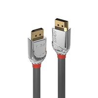 LINDY 36303 DisplayPort-kabel DisplayPort Aansluitkabel DisplayPort-stekker, DisplayPort-stekker 3.00 m Grijs - thumbnail