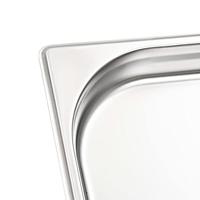 Gastronormbakken 4 st GN 1/1 40 mm roestvrij staal - thumbnail