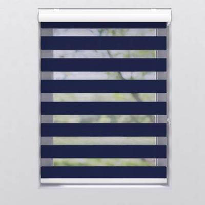 Rollit Noah Duo Rolgordijn - Blauw Rollit Noah Duo Rolgordijn - Blauw