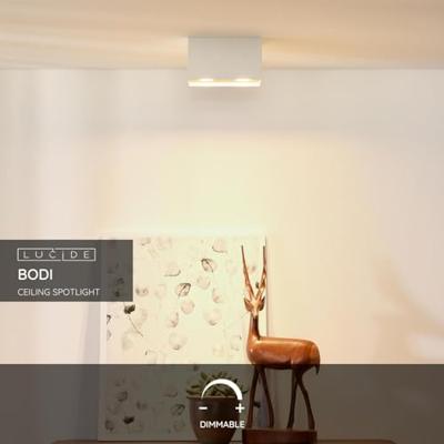 Lucide BODI - Plafondspot - 2xGU10 - Wit