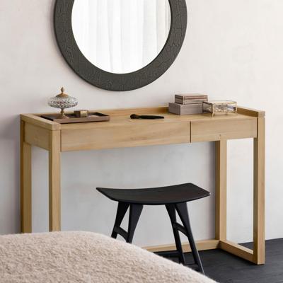 Ethnicraft Bureau 'Frame' Geolied Eikenhout, 120 x 43cm, kleur Naturel