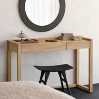 Ethnicraft Bureau 'Frame' Geolied Eikenhout, 120 x 43cm, kleur Naturel - thumbnail