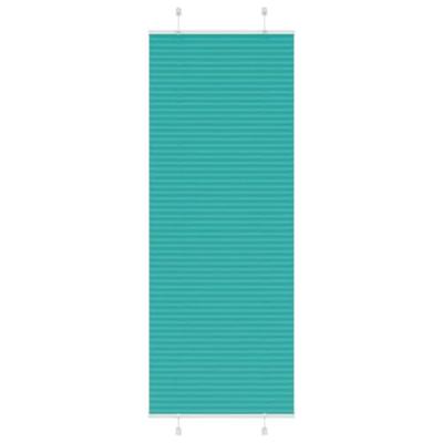Pliss rolgordijn 70x200 cm stofbreedte 69,4 cm petrol groen - thumbnail